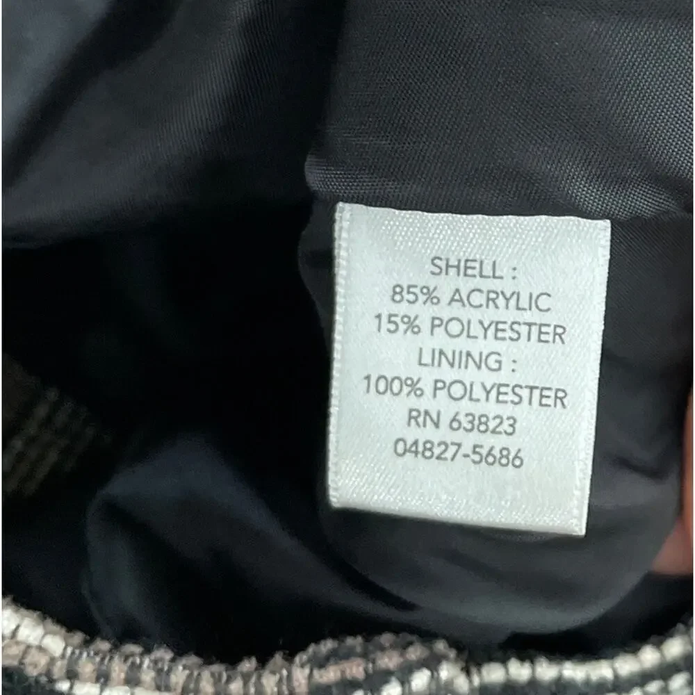 Christopher & Banks Vest Size Medium Tapestry Button Up Dark Academia Geometric